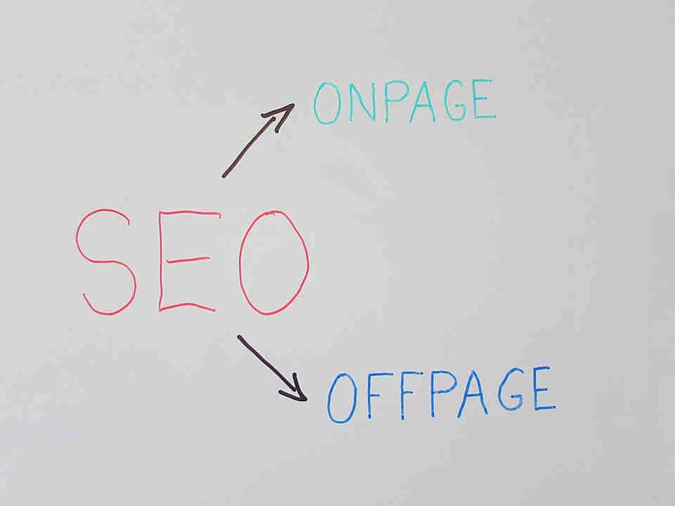 SEO off page SEO on page