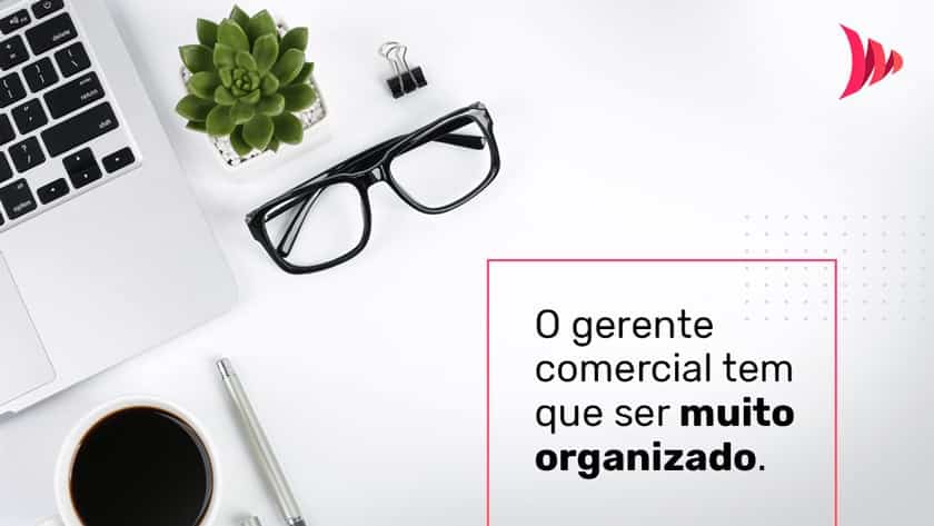 Gerente comercial e organização