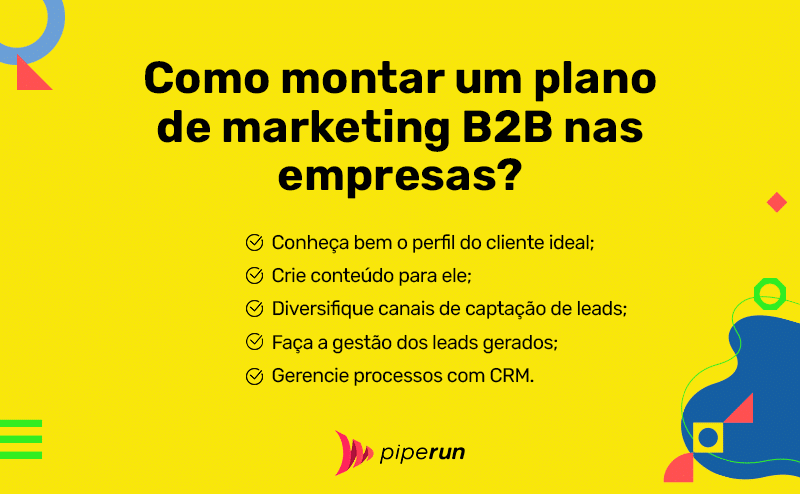 Como montar um plano de marketing B2B nas empresas?