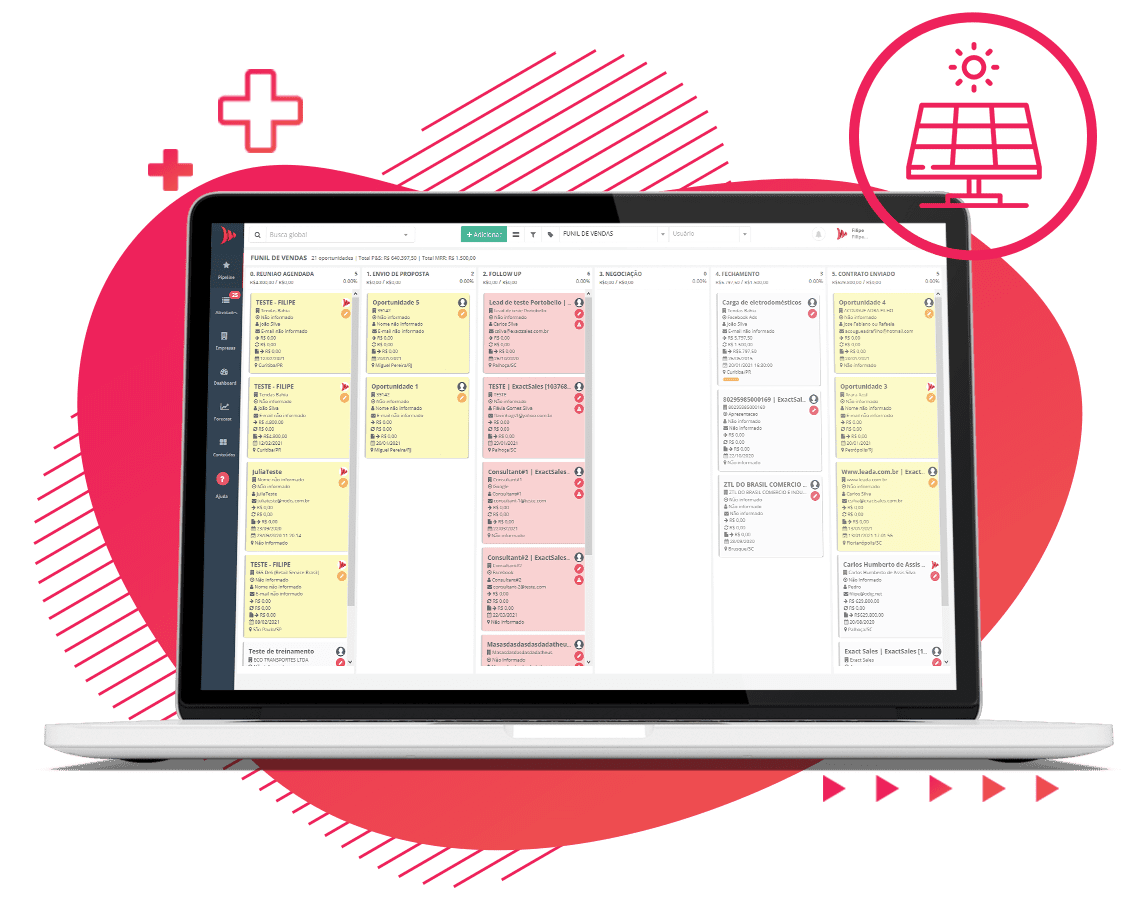 Gerador de propostas e CRM para energia solar - Grupo E4