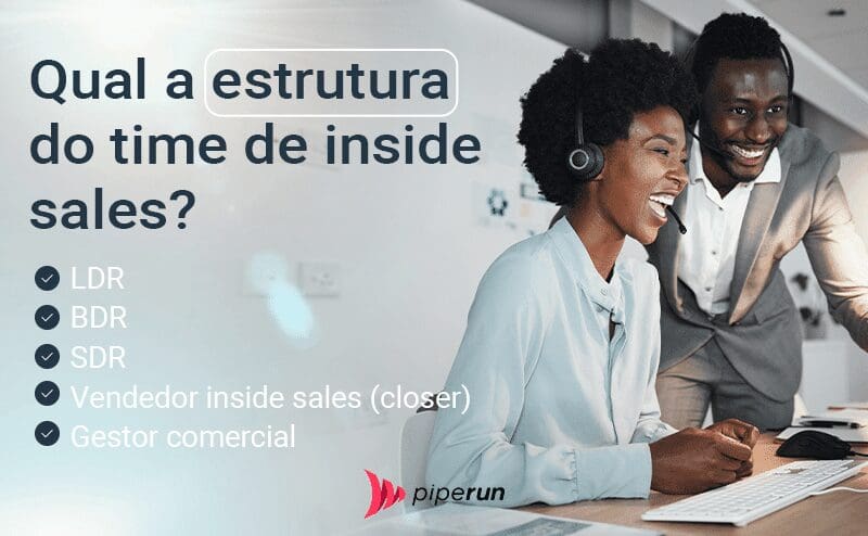 Qual a estrutura do time de inside sales?