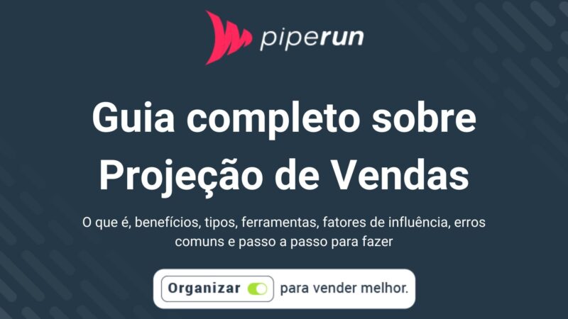 Qual benefício de fazer projeção de vendas?