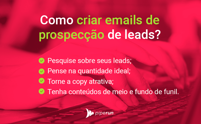 Como criar emails de prospecção ativa de leads?