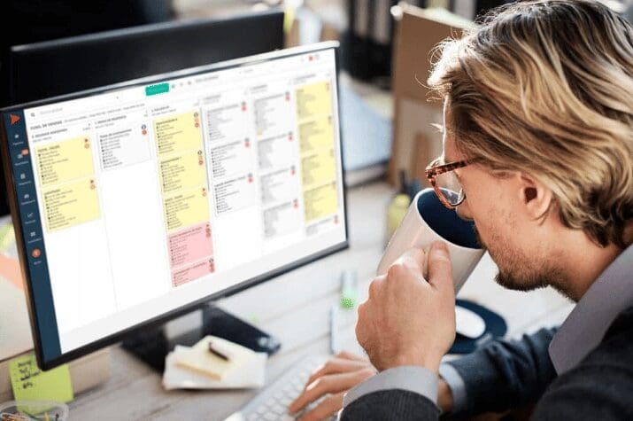 Funil de vendas do software crm
