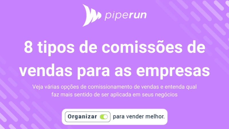 tipos de comissão de vendas