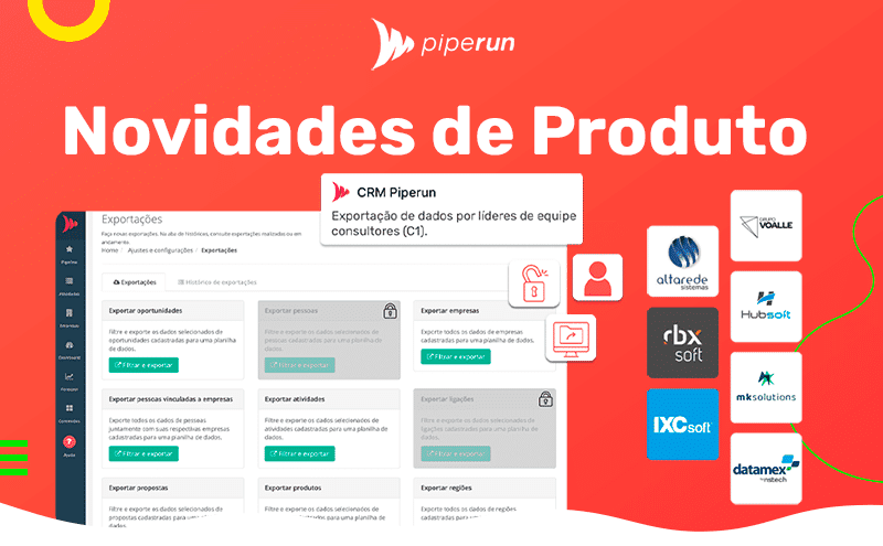 Exportação de Dados no CRM  Integrações no CXM para ISP