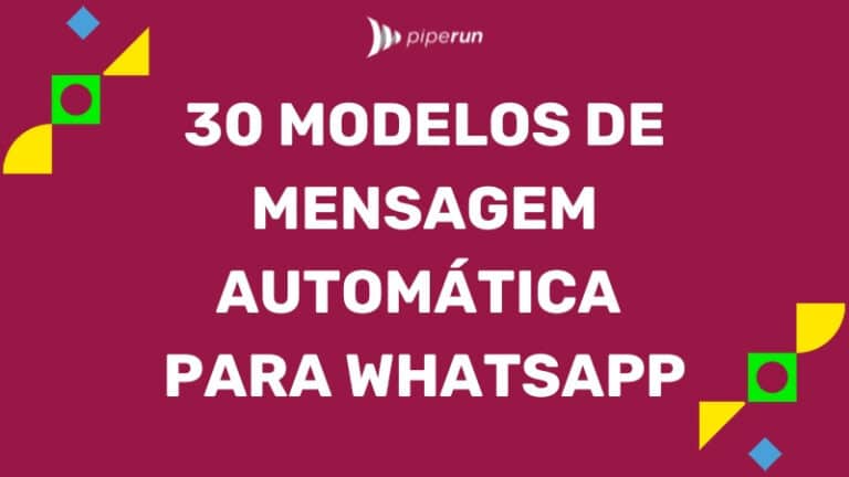 Modelo de mensagem automática: 30 modelos WhatsApp