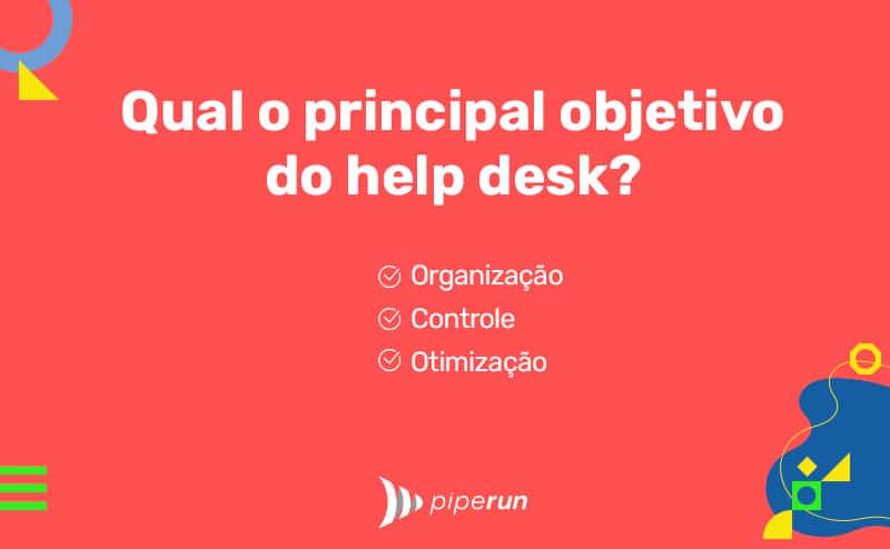 Qual o principal objetivo do help desk?