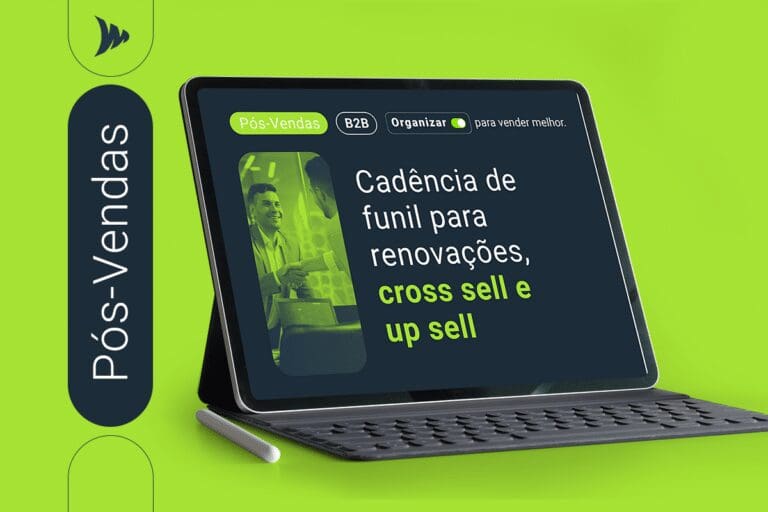 Cadência de funil para renovações, cross sell e up sell