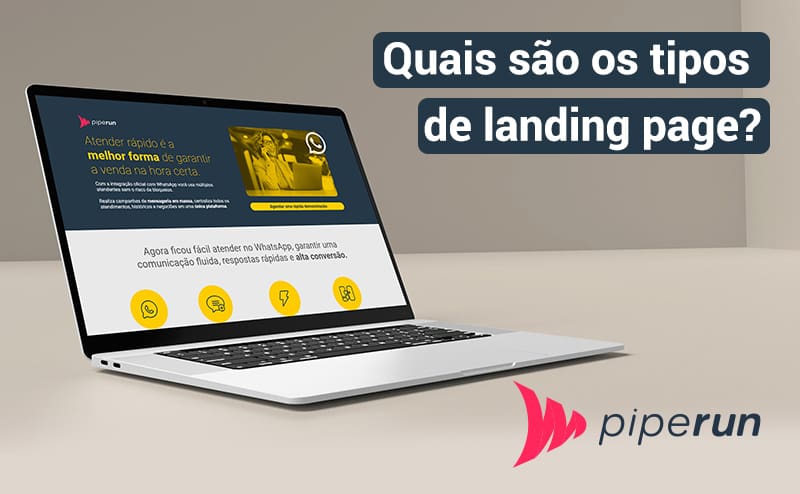 Quais são os tipos de landing page?