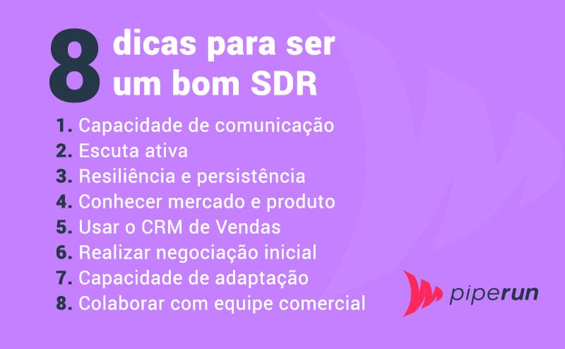 habilidades de um SDR