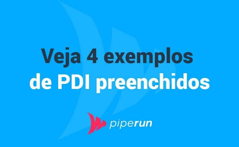 Exemplos de PDI: 4 modelos de PDI prontos