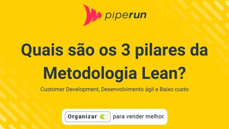 Quais são os 3 pilares da metodologia Lean?