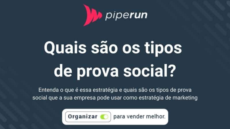 Quais são os tipos de prova social?