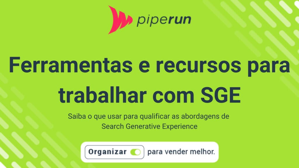 Ferramentas e recursos para trabalhar com SGE