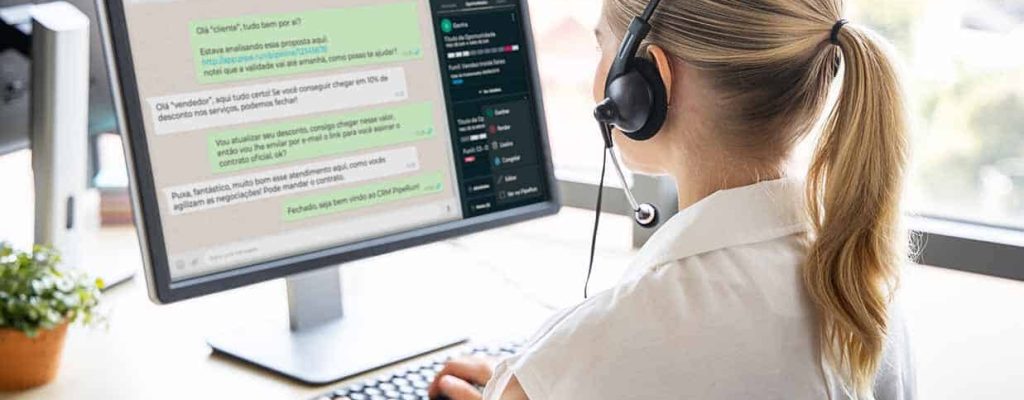WhatsApp Web integrado ao CRM e máquina de vendas